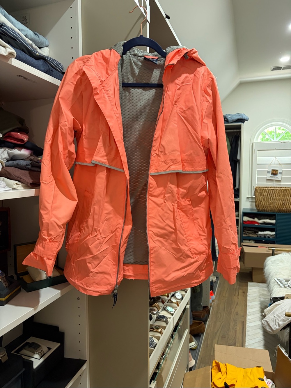 Charles River Apparel Coral Hooded Trench Coat